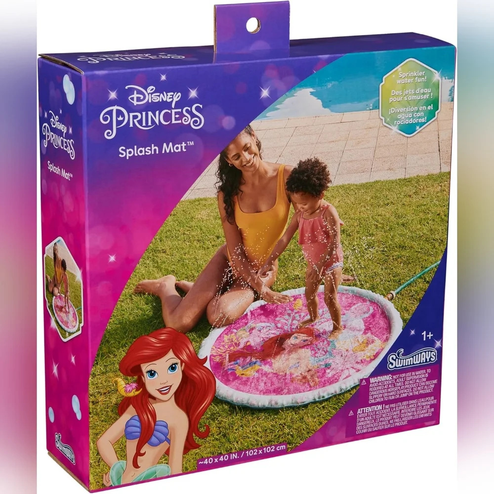 Swimways Disney Princess Ariel Little Mermaid Splash Mat Fun Swim Toddler NIB